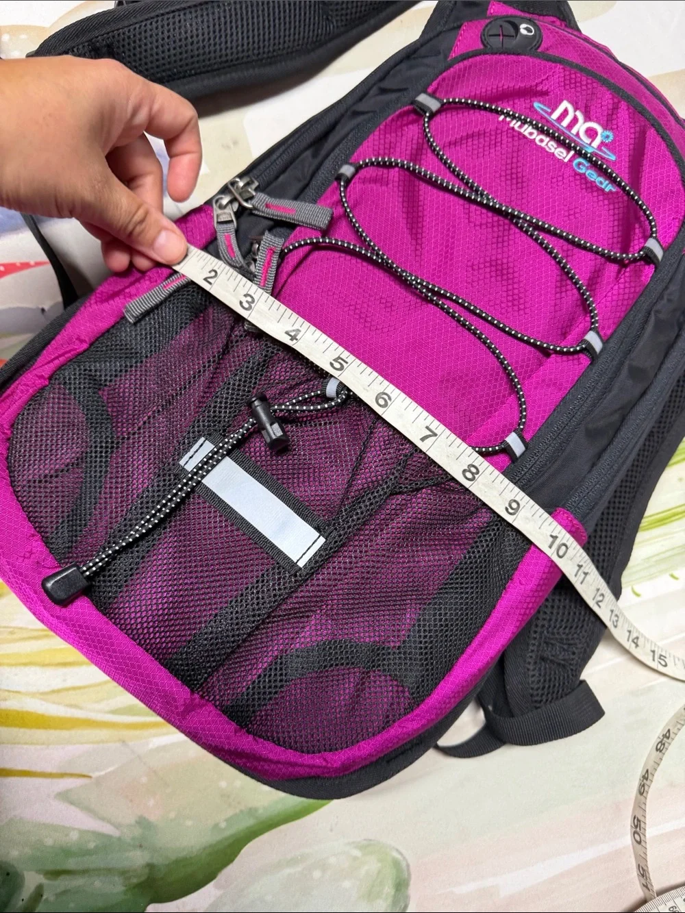 Mubasel Gear Pink & Black and Hydration Pack inside